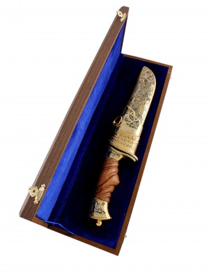 Сувенирный нож Вавилон "Волки" Златоуст
