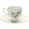 Чашка с блюдцем чайная форма Айседора рисунок Голубика ИФЗ